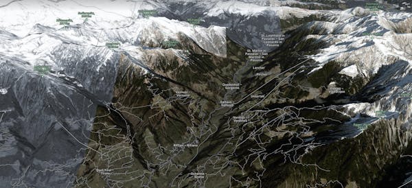 Val Passiria Map
